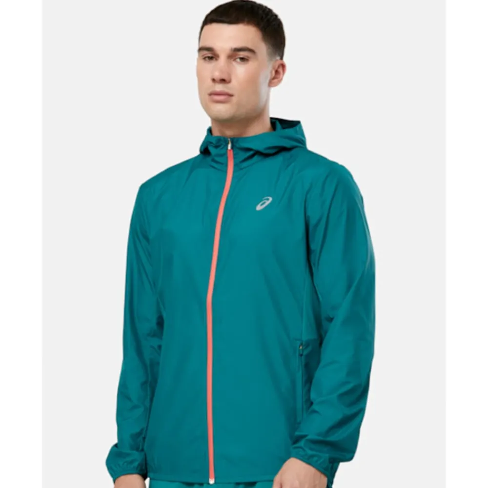 Sale Asics Mens Woven Run Jacket Green