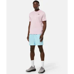 Fashion Under Armour Mens Woven Woodmark Short Blue