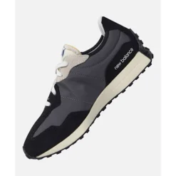 Outlet New Balance Older Kids 327 Trainers Black