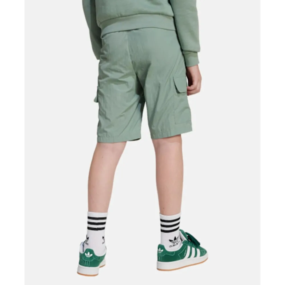New adidas Originals Older Kids Cargo Shorts Green