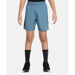 New Nike Older Kids Challenger Shorts Blue