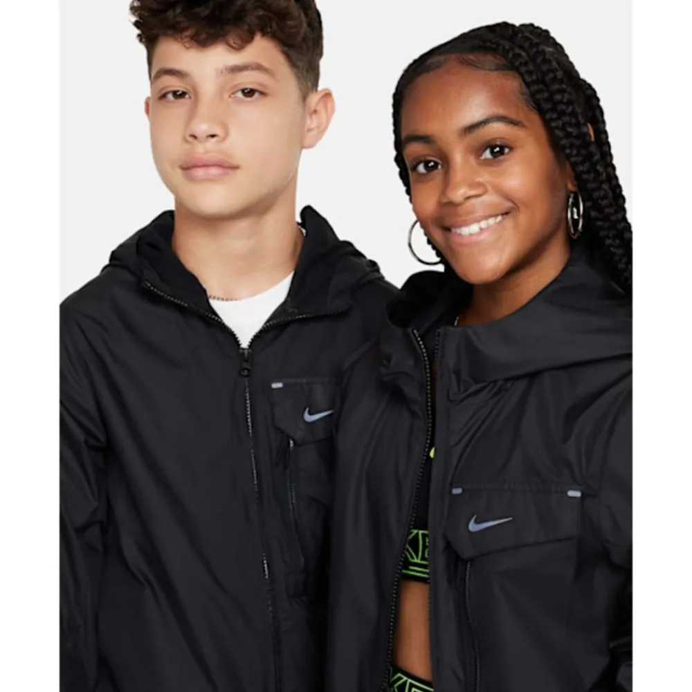 Clearance Nike Older Kids City Utility Jacket Black