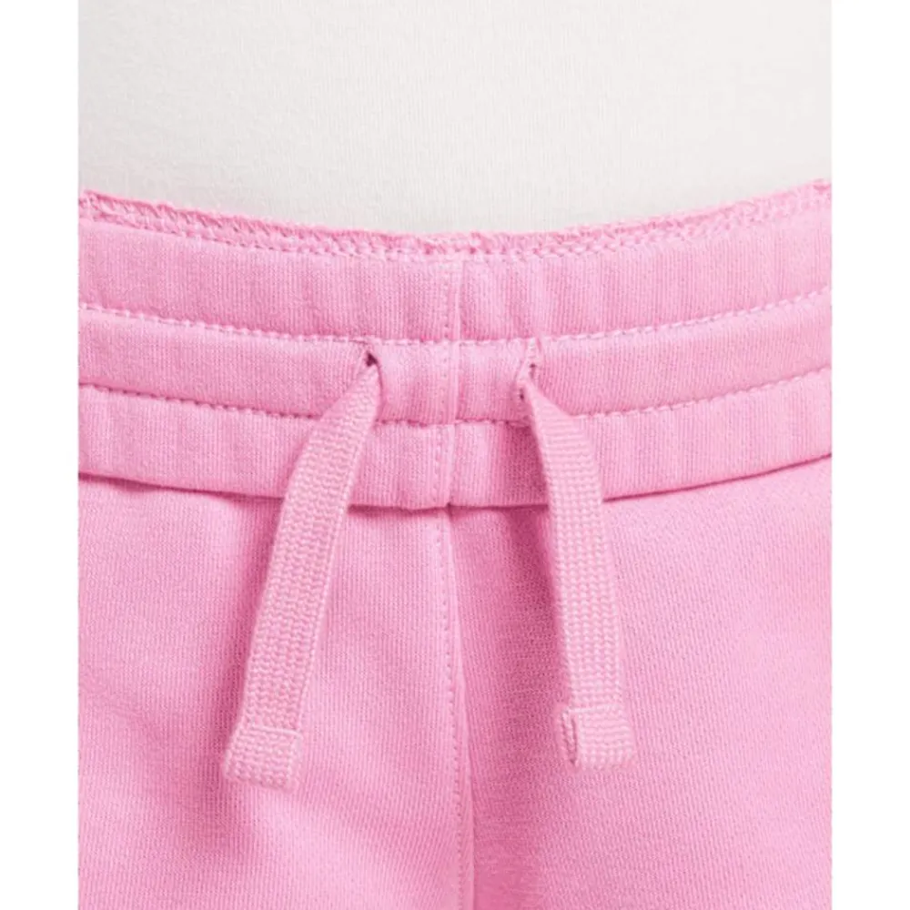 New Nike Older Kids Club Fleece 5 Inch Shorts Pink