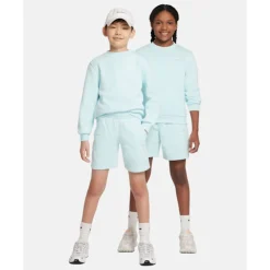 Sale Nike Older Kids Club Fleece Crew Neck Sweatshirt Blue