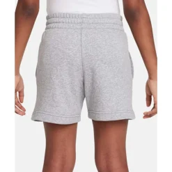 New Nike Older Kids Club Fleece Shorts Grey