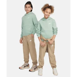 Discount Nike Older Kids Club Hoodie Green