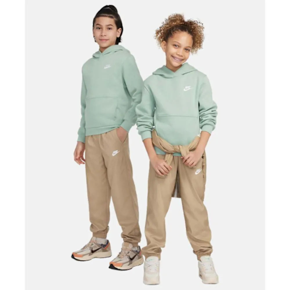 Discount Nike Older Kids Club Hoodie Green