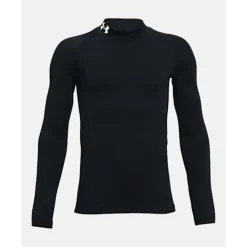 Clearance Under Armour Older Kids Coldgear Baselayer Long Sleeve T-Shirt Black