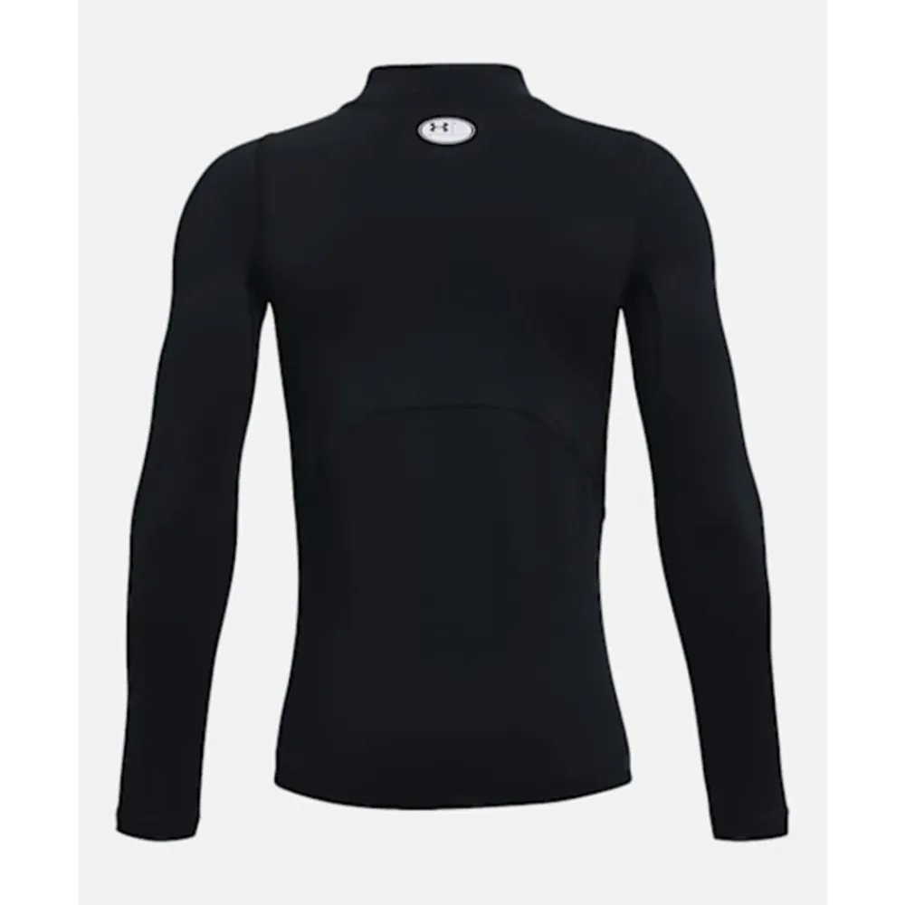Clearance Under Armour Older Kids Coldgear Baselayer Long Sleeve T-Shirt Black