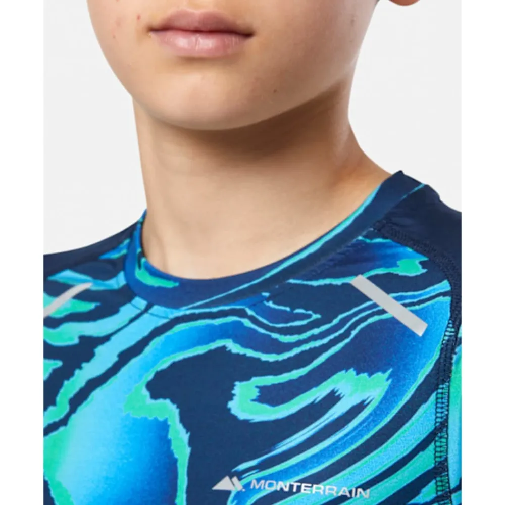 Fashion Monterrain Older Kids Cosmo T-Shirt Navy