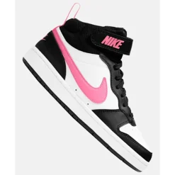 Discount Nike Older Kids Court Borough Mid 2 Black