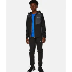 Online Monterrain Older Kids Deflect Woven Hoodie Black