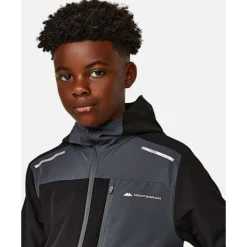 Online Monterrain Older Kids Deflect Woven Hoodie Black