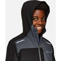 Online Monterrain Older Kids Deflect Woven Hoodie Black