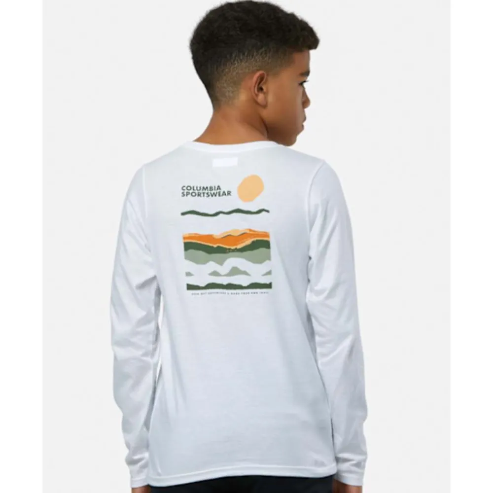 Online Columbia Older Kids Dobson T-Shirt White