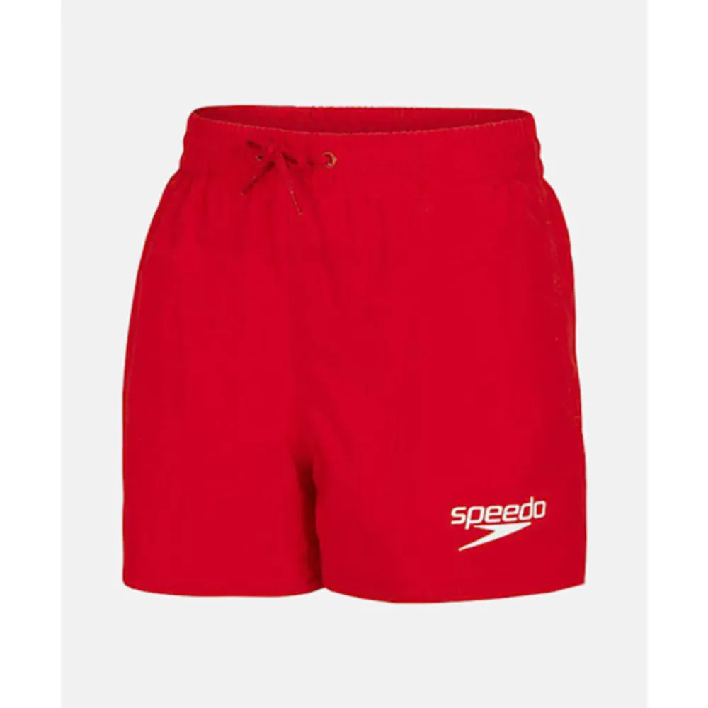 Hot Speedo Older Kids Essentials 13 Inch Swim Shorts Red