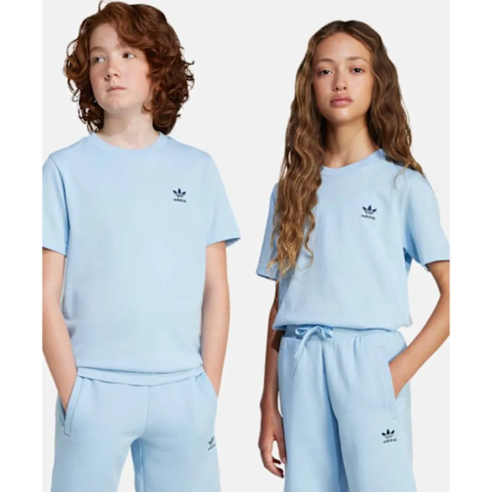 Clearance adidas Originals Older Kids Essentials Trefoil T-Shirt Blue