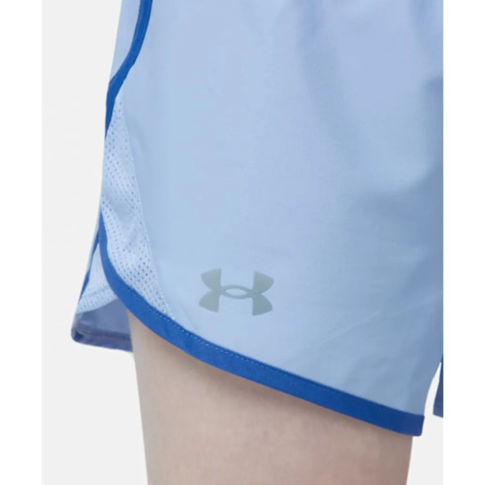 Discount Under Armour Older Kids Fly By Shorts Purple