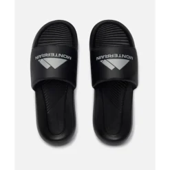 Hot Monterrain Older Kids Fuji Slides Black