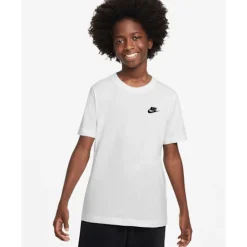 Hot Nike Older Kids Futura T-Shirt White