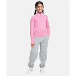 Outlet Nike Older Kids Half Zip Top Pink