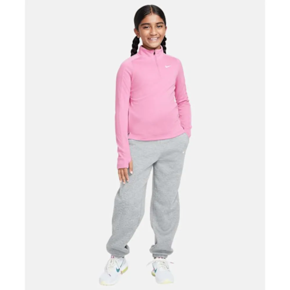 Outlet Nike Older Kids Half Zip Top Pink