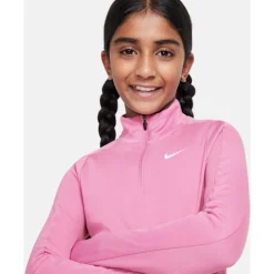 Outlet Nike Older Kids Half Zip Top Pink