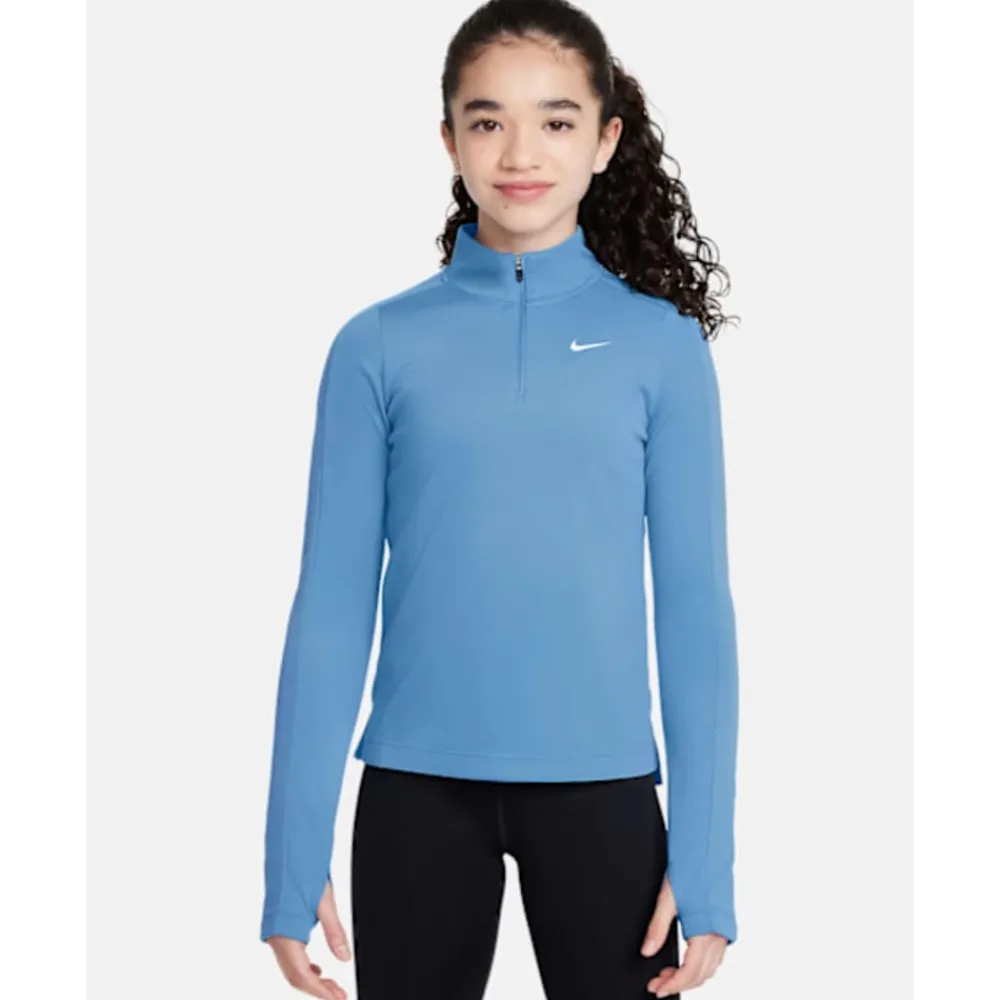 Fashion Nike Older Kids Half Zip Top Blue