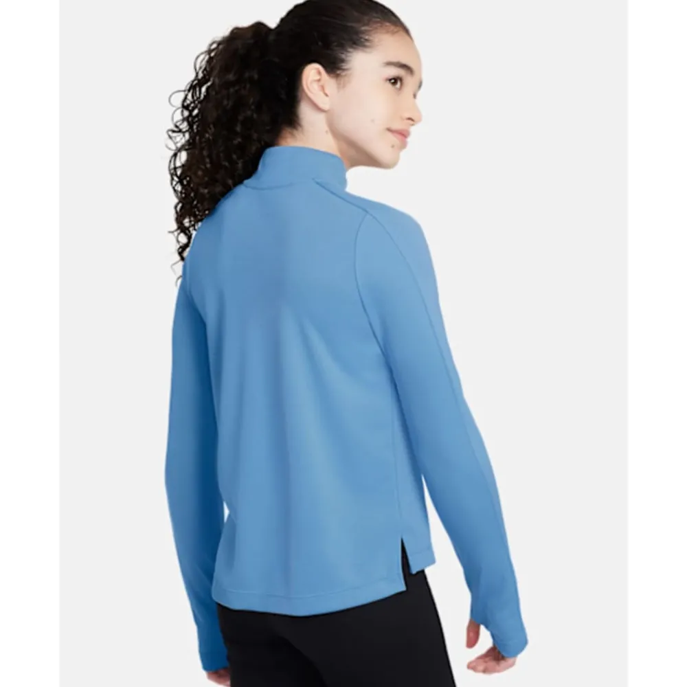 Fashion Nike Older Kids Half Zip Top Blue
