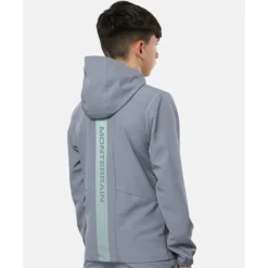 Online Monterrain Older Kids Katla Woven Hoodie Grey