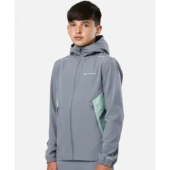 Online Monterrain Older Kids Katla Woven Hoodie Grey