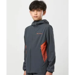 Online Monterrain Older Kids Katla Woven Hoodie Grey