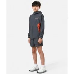 Online Monterrain Older Kids Katla Woven Hoodie Grey