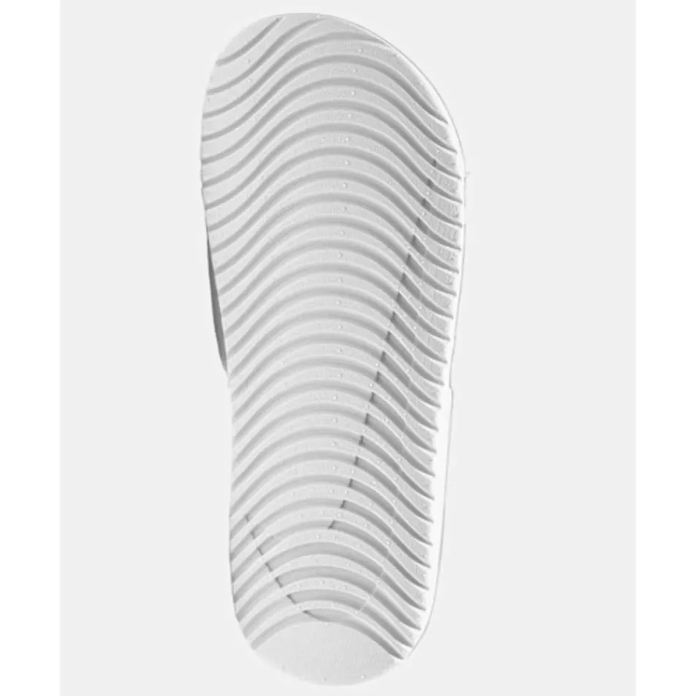 Clearance Nike Older Kids Kawa Slides White