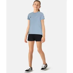 Best Champion Older Kids Logo Shorts Black