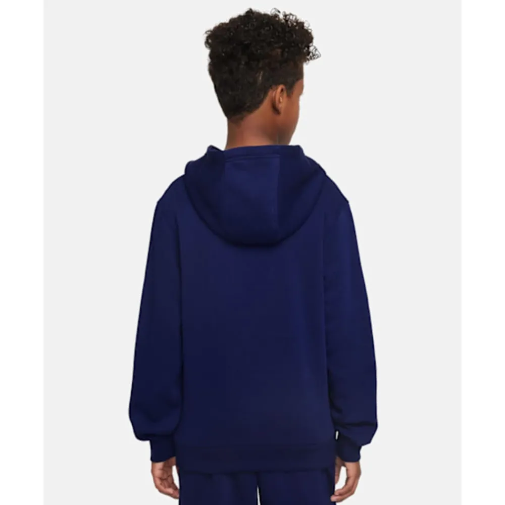 Outlet Nike Older Kids Mbappe Club Fleece Hoodie Navy