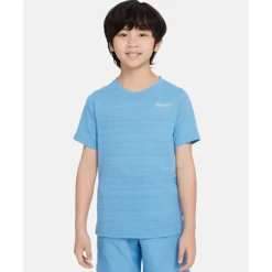 Online Nike Older Kids Miler T-Shirt Blue