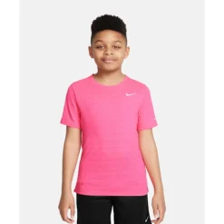 Clearance Nike Older Kids Miler T-Shirt Pink