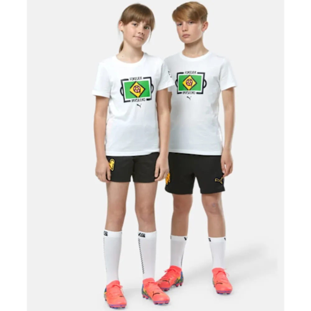 Fashion Puma Older Kids Neymar Jr Shorts Black