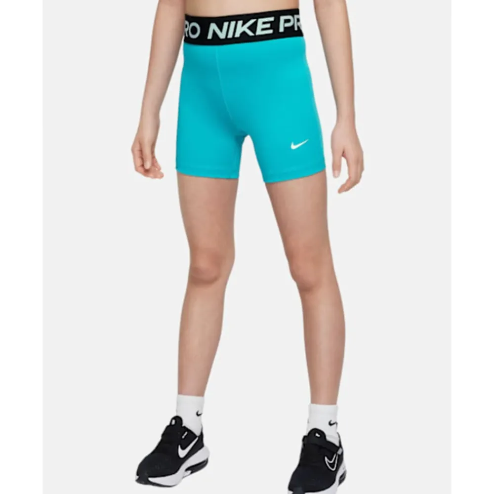 New Nike Older Kids Pro 3 Inch Shorts Blue