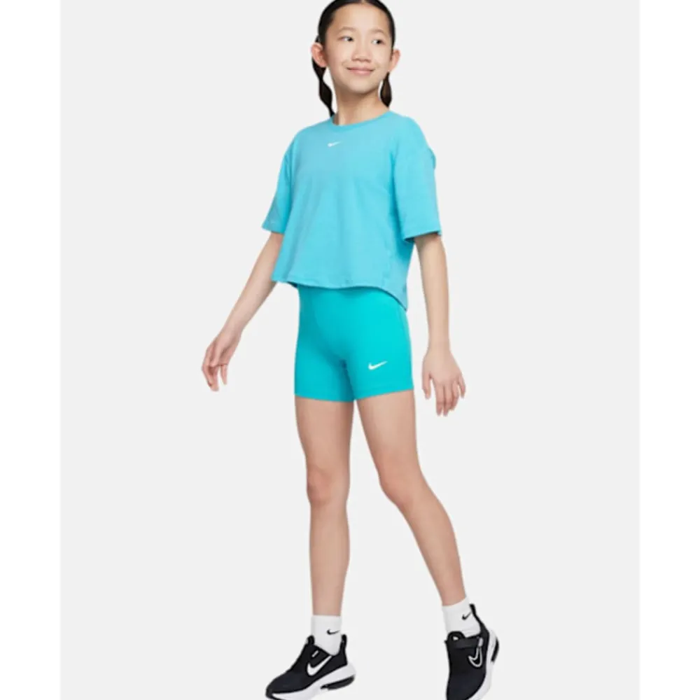 New Nike Older Kids Pro 3 Inch Shorts Blue