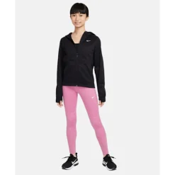 New Nike Older Kids Pro Leggings Pink