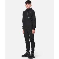 Discount Monterrain Older Kids Ramble 3.0 Woven Running Pants Black