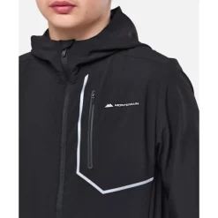 Outlet Monterrain Older Kids Ramble 3.0 Woven Running Jacket Black