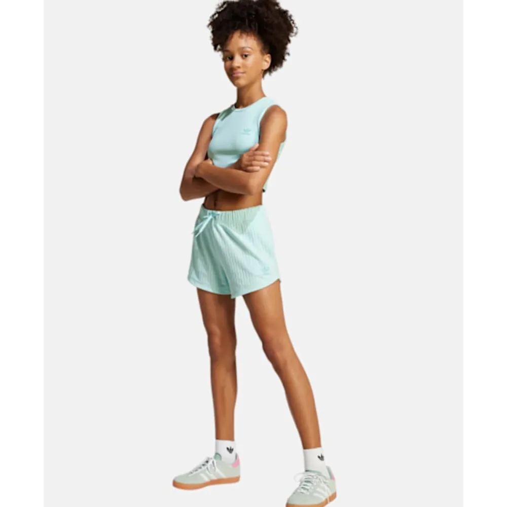Best adidas Originals Older Kids Ribbed Shorts Blue