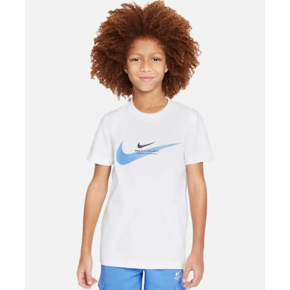 Hot Nike Older Kids Sports Inspired T-Shirt White