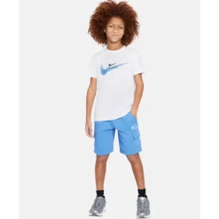 Hot Nike Older Kids Sports Inspired T-Shirt White