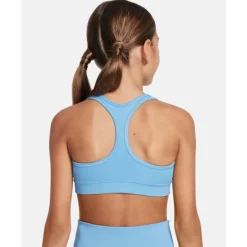 Online Nike Older Kids Swoosh Sports Bra Blue