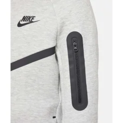 Fashion Nike Older Kids Tech Fleece Hoodie Grey