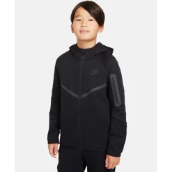 Clearance Nike Older Kids Tech Fleece Hoodie Black